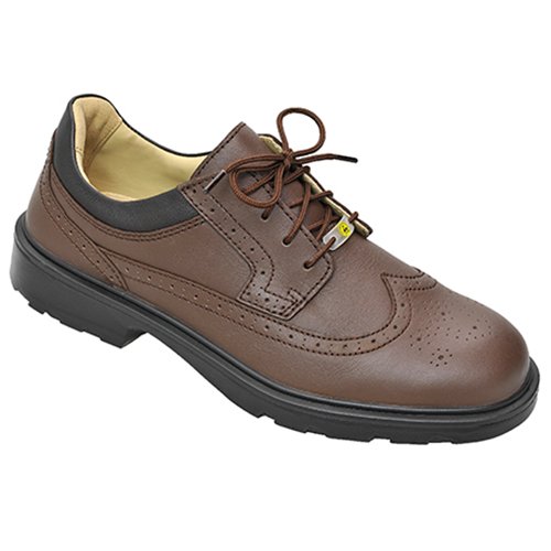 Elten Sicherheitshalbschuh "Officer XW brown" ESD S2, Größe 44, 72317-44