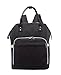 Produktbild iSuperb Wickeltasche Wasserdicht Wickeltaschen Diaper Bag Rucksäcke Baby Backpack Große (Schwarz)