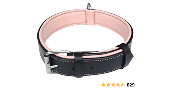 soft touch leather collar