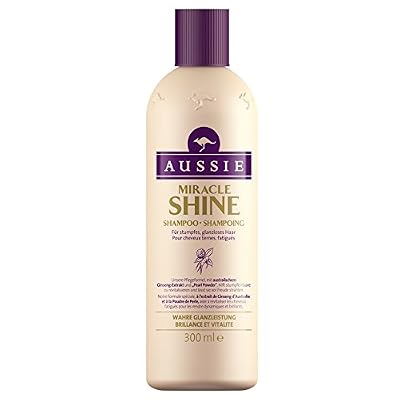 Aussie Miracle Shine Shampoing pour Cheveux Ternes et Fatigués 300 ml