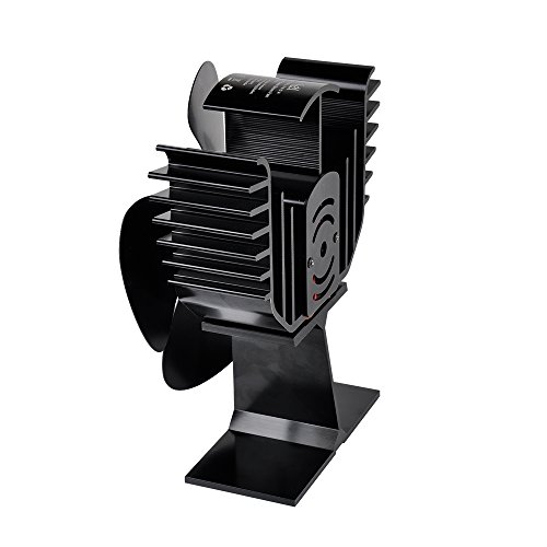 Hitze Powered Ofen FAN 4 Klingen, Flüsterleiser und umweltfreundlich