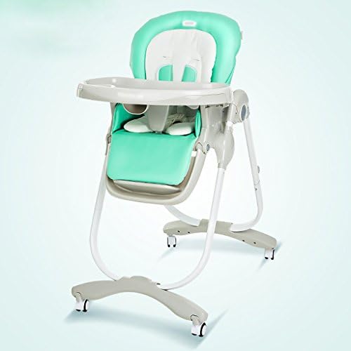 baby high chair Multi-function foldable baby high chair, green portable can lie baby highchairchicco (size: 55 * 85 * 102cm) baby highchair chicco