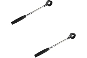 HOBBYTECH Hobby Tech Lot de 2 Perches épuisette télescopique Picker pour balles de Golf, Longueur 2m Ball Retriever ramasseur attrapeur de Balle récupérateur Pick Up