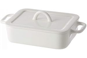 LA PORCELLANA BIANCA PB la Porcellana Poppi Rect. Naczynie do pieczenia W/H W/L cm 22 GB, porcelana, biała, 22 x 13 x 5 cm