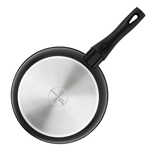 Cooksmark Faraday Induction Compatible Dishwasher Safe With Universal Silicone & Glass Lid Granite Nonstick Coating Aluminum Frying Pan set, Cookware Set, 3 piece (20cm, 26cm, 28cm)