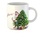 Mugs4You Ceramic 400 ml Merry Christmas Mug (Multicolour)