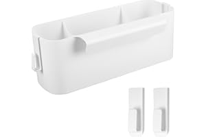 Zaxiva Aufbewahrungskörbe zum Aufhängen, aus Kunststoff für Etagenbetten mit 2 abnehmbaren Haken, mehrere Aufbewahrungsmöglichkeiten für Büro, Schule, Zuhause, Schlafzimmer, Etagenbett