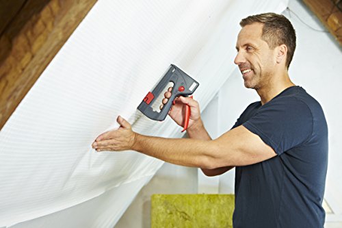 Novus Handtacker J – 16, ABS-Kunststoffgehäuse, Verarbeitung von Fein- bzw. Flachdrahtklammer, Unterlademechanik mit Sicherheitsentriegelung, Express Störungsbeseitigung uvm, 030-0390 - 5