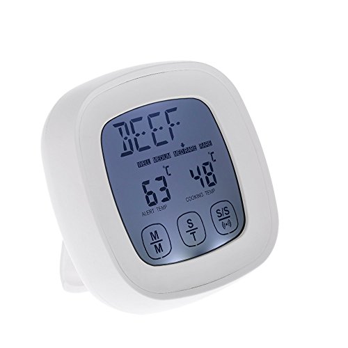 Gazechimp Digital Touchscreen Fleisch Grillen BBQ Thermometer mit Alarmfunktion - 4