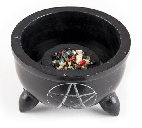 Berk ST-081 Räucher-Zubehör – Specksteinschale Pentagramm, mittel - 3