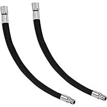 Motoforti Universal M6 Air Pump Hose Adapter - 25cm Extension For America Valve