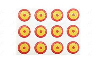 DURABOL Pegatina de Resina Bandera España Escarapela 11mm 12Uds