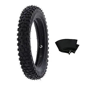 Tire Inner Tube Combo, 3.00 12 Tire Motor Tyre Autocycle Accessories for Dirt Bike Off Road