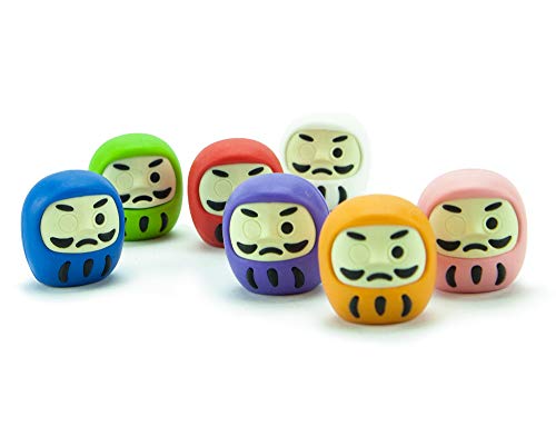Iwako Borradores nuevo japoneses 2013 Conjunto de tarjeta de regalo de Daruma Japanese