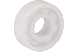 ViaGasaFamido Cuscinetto a Sfere Ceramica ZrO2 696 Alta Precisione Miniatura 6x15x5mm per Settore Automotive e Industria Stampa con Scanalatura Profonda Leggero Resistente Adatto ad Alte velocità