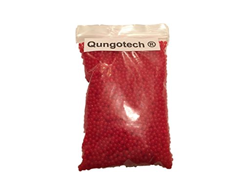 10 Liter Wasser Bällchen Kugeln Dekoration Perlen über 4.000 Stück (100Gramm) – Pflanzen Blumen Dekoration Tischdeko Deko & Raumluft Befeuchter (Rot) - 3