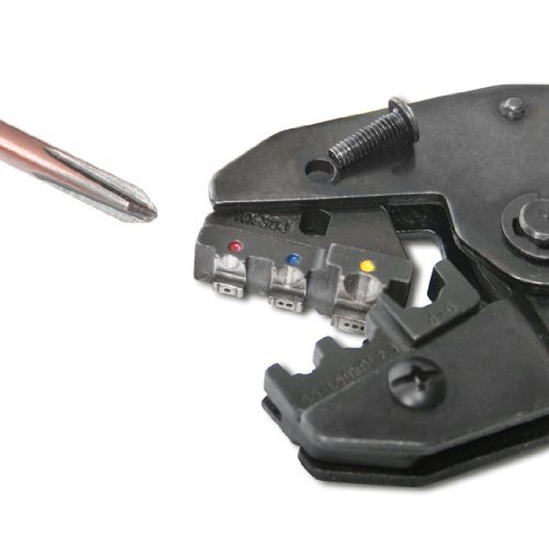 Crimpzange 5 wechselbare Einsätze + Schraubenzieher und Tasche [version:x8.3] by DELIAWINTERFEL - 6