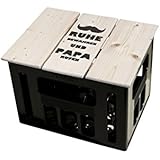 Geschenkidee Bierkastensitz Sitzauflage Hocker mit Motiv Papa