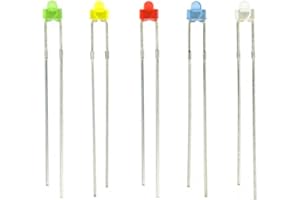 YHLOUBB 100 pcs 1,8 mm LED -Diodenlicht diffus,5 Color Each 20pcs