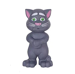 Besterbuy Intelligent Touching Talking Tom Cat with Wonderful Voice Recording, Musical Toys, Talk Back First hot Toy for Kids (Black)