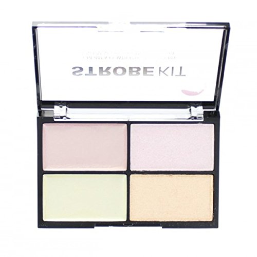 Technic Strobe Kit 2 Cream & 2 Powder Highlighter Palette – Blush - 2