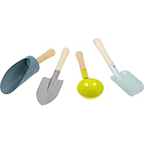 Tuingereedschap set - Paars / Multicolor - Kunststof / Metaal / Hout - 3 stuks - Schep - Hark