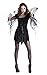 Produktbild erdbeerloft Damen Karnevalskomplettkostüm Dark Angel, Schwarz, Größe L