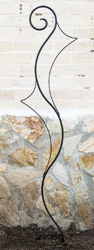 DanDiBo Rankhilfe Riva Rankgitter aus Metall H-148 cm B-30 cm Kletterhilfe Bodenstecker - 2