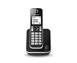 Panasonic KXTGD310 Telefono Cordless DECT, Nero