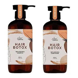 SILK ESSENCE Hair Botox Replenishing Shampoo & Conditioner (250Ml)