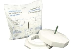 PONDLIFE Eisfreihalter für Gartenteich Styropor Eisfreihalter von Pond-Life 8-Eckig 40cm mit Lüftungsrohr