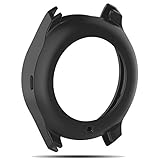 Für Samsung Gear S3 Classic Fällen, ruentech Soft Silikon Schutz Band Cover Ersatz Schutzhülle für Samsung Gear S3 Classic sm-r770 Smartwatch – -shock-proof und bruchfester, schwarz