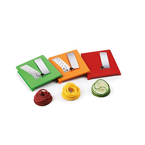 OXO Good Grips 11151400MLNYK Spiralschneider, Kunststoff, weiß / grün / orange / rot, 20 x 13 x 20 cm - 5