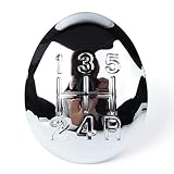 Color: cromo PeroFors 5 Velocidad 6 Velocidad Engranaje Stick Shift Perilla Tapa Tapa para Mazda 3 5 6-5 Velocidad