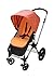 Poplico Reversible Seat Liners for All Buggies (Pumpkin/ Orange)