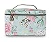 Produktbild Beauty Case Square Medium Floral Blue 23 x 16 x 16 cm