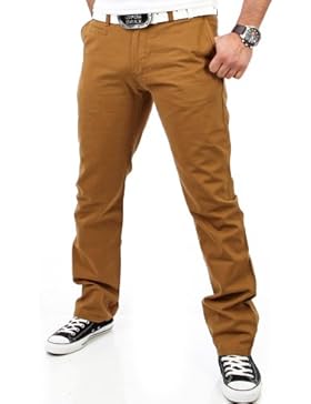 Reslad Chino Hose Herren, schwarz | Super bequem | Top Qualität | Moderne Stoffhose, Baumwollhose für Männer |...