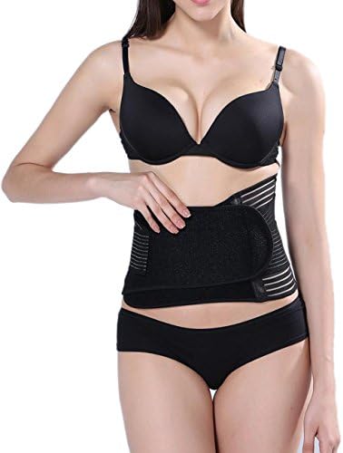 HAHAEMMA Women's Corset Girdle Waist Belt Men’s Sports Exercise Staylace Mother Belly Band Pregnant Maternity Mama Shaped Bandage Tie Tops Plus Size-BL2