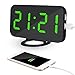 Produktbild Kidsidol 2 In 1 Creative LED Digital Wecker Dimmer Design Smart Power Bank Helligkeit einstellbar für Home Office Hotel mit 2 USB-Ladeanschluss und 1Power Cord Port (Grün)