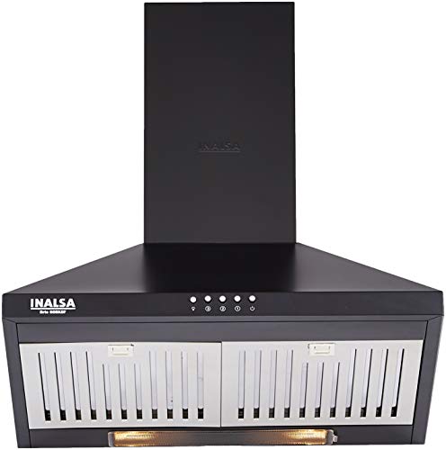Inalsa 60cm 950 m3/hr Chimney (Brio 60BKBF, 2 Baffle Filters,...