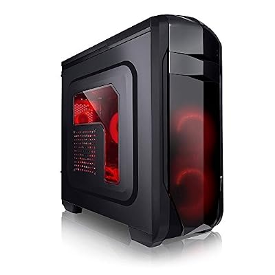 Megaport High End PC Gamer Intel Core i7-7700 4x 3,60 GHz • Nvidia GeForce GTX1050Ti • 16Go DDR4 • 1To • Windows 10 • WiFi Unité centrale ordinateur de bureau pc gaming pc pas cher ordinateur gamer