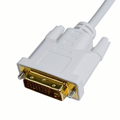 1justlink vergoldet Mini DisplayPort DP zu DisplayPort DP Adapter Kabel für MacBook 6 ft - 3