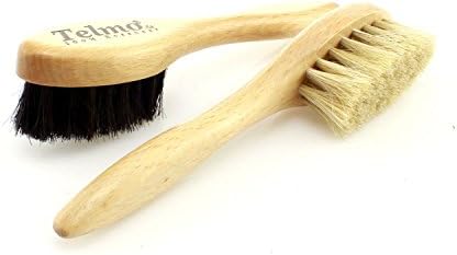 TelMo Shoe Cream Application Brush Deluxe Horsehair (Special) Size: 16.5cm