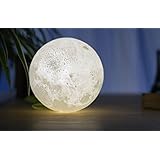 3D LED Mondlampe | Led Tischleuchte Dimmbar | Led Tischleuchte Modern | Tischlampe Nachttischlampe | Lampe Für Kinderzimmer