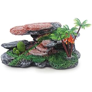 Zhuhaitf Pet Decoration Spider Scorpion Gecko Insect Snake Turtle Frog Reptile Platform Resin Dock Cave House Small Animal Research Thanksgiving?day Christmas GiftReptilienzubehör