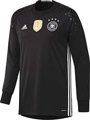 adidas Performance Herren Fußballtrikot “Home Torwarttrikot Deutschland” EM 2016 AA0126 schwarz / weiss (910) L