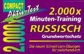 Preisvergleich Produktbild 2000 x Minuten-Training, Russisch Grundwortschatz