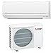 Produktbild Split Klimaanlage Inverter Klimagerät mit Wärmepumpe Energieklasse A+ / A+ 12000 BTU 3.5 kW 55m2 Splitgerät Mitsubishi M-Serie Comfort Plus