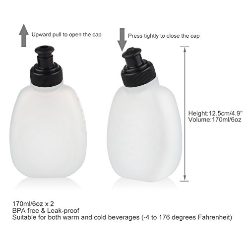 Zikee Trinkgürtel, Sport Hüfttasche Geeignet für Männer & Frauen, Einstellbarer und stabil Taille Pack für Joggen, Wanderung, Passend für Handy 6 Zoll - 7