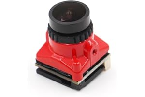 SPARKHOBBY Beast Mini FPV Camera 1800tvl 5mp 2,1mm 1/3 "Pouce cmos HDR capteur 19 * 19mm ntsc & pal commutable pour FPV Drone pièces de Bricolage (Rouge)